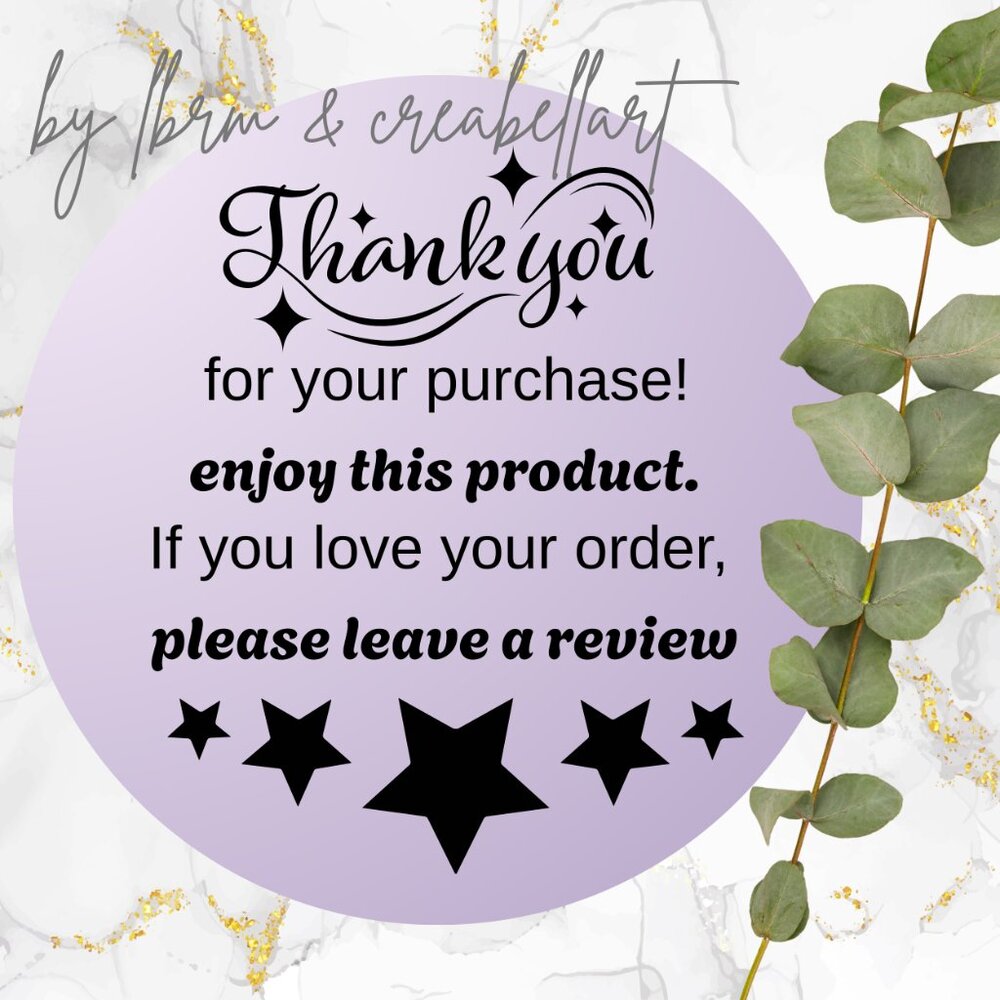 100 Thank you Stickers Thermal 2"